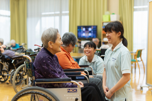 南砺福野高校福祉科介護実習Ⅱ